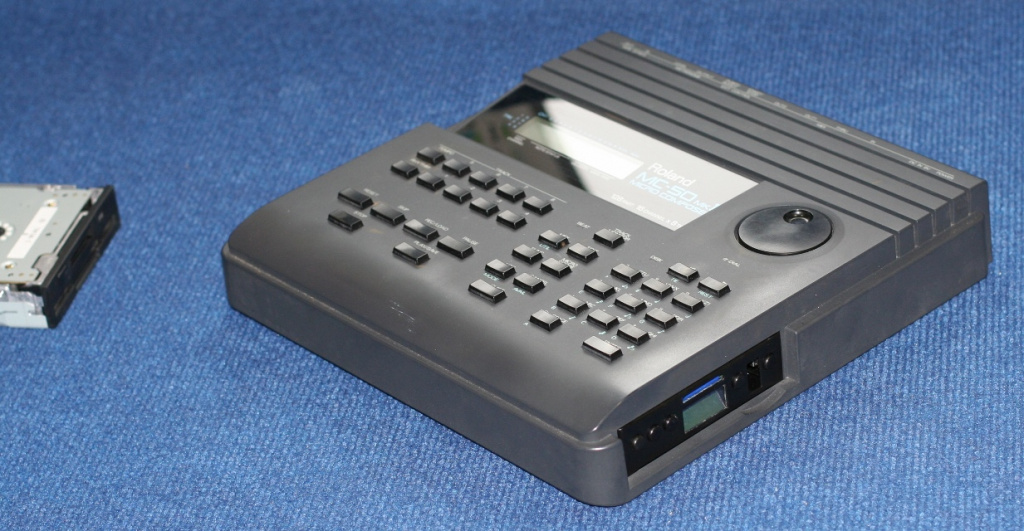 Floppy emulator in Roland MC50.jpg
