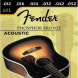 Струны для акустической гитары Fender 60L