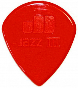 Медиатор Dunlop 47R3N Nylon Jazz III Red