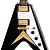 Электрогитара Epiphone 1958 Korina Flying V  EBONY