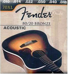 Струны для акустической гитары Fender 70 ХL