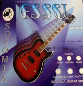 Струны для электро и акустической гитары SOLOMIA NICKEL