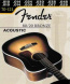 Струны для 12-струнной акустической гитары Fender 70-12L