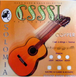 Струны для классической гитары SOLOMIA COPPER